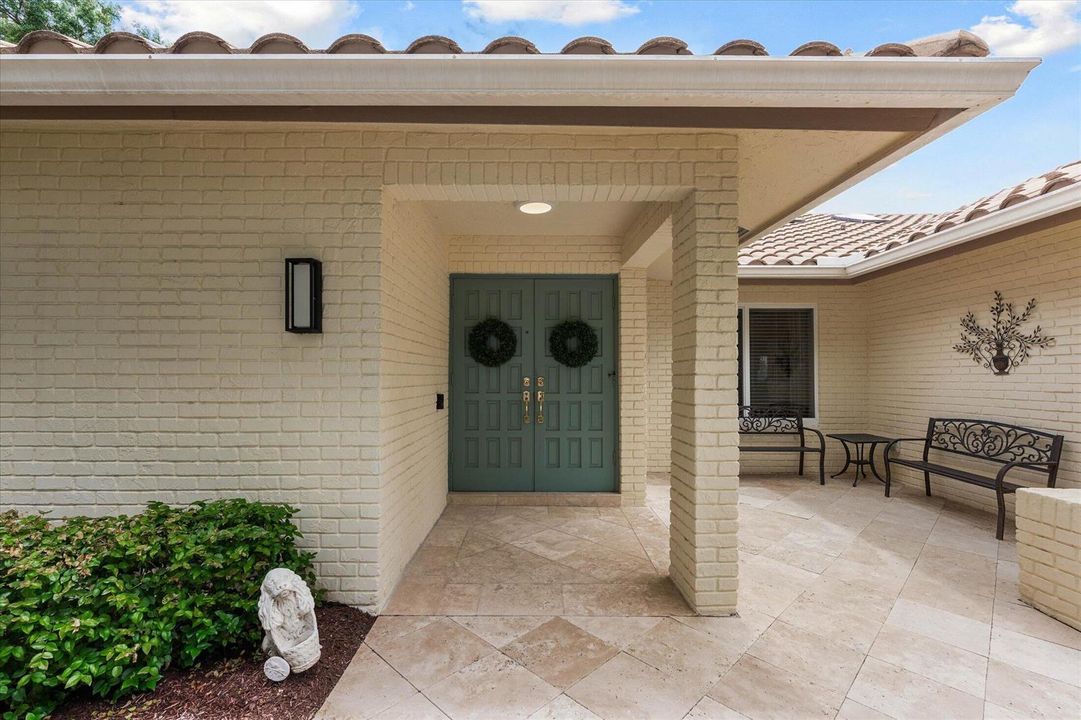 Front of House Entry with Sitting Area