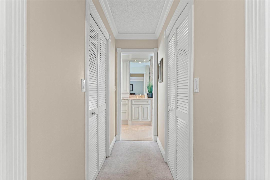 Stacked Bedroom Hallway