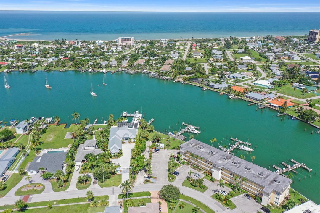 Docks aerial view