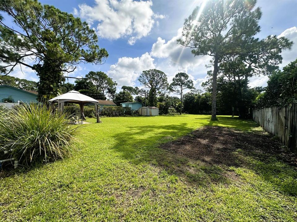 Fenced Backyard