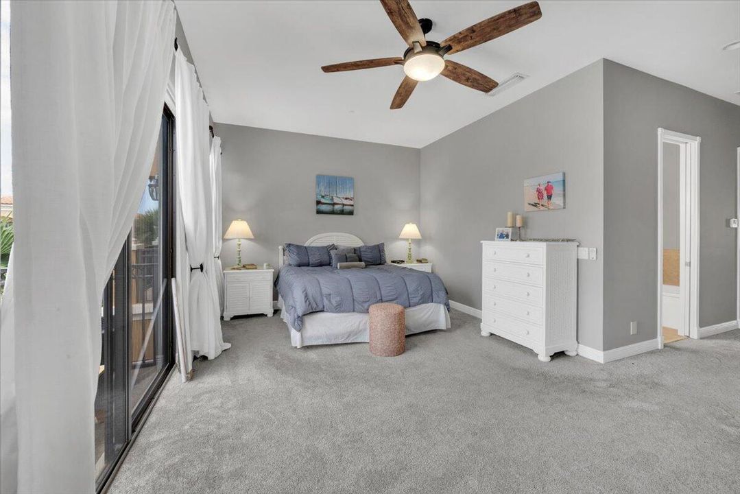 Top floor master bedroom