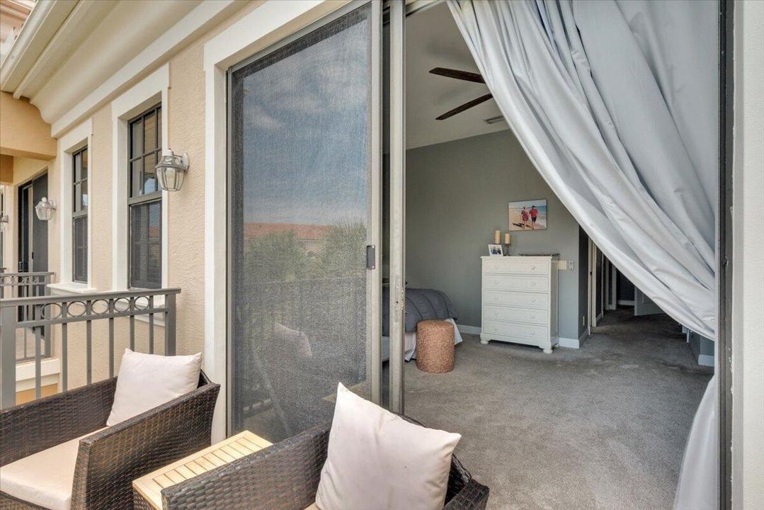 Master bedroom balcony