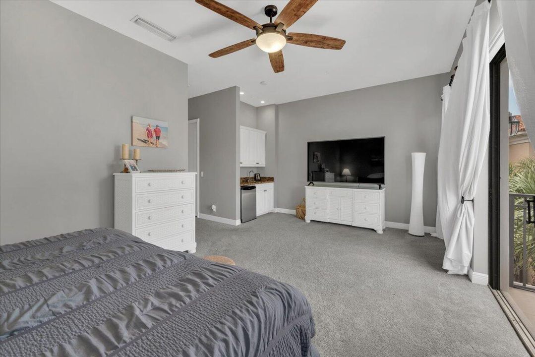 Top floor master bedroom