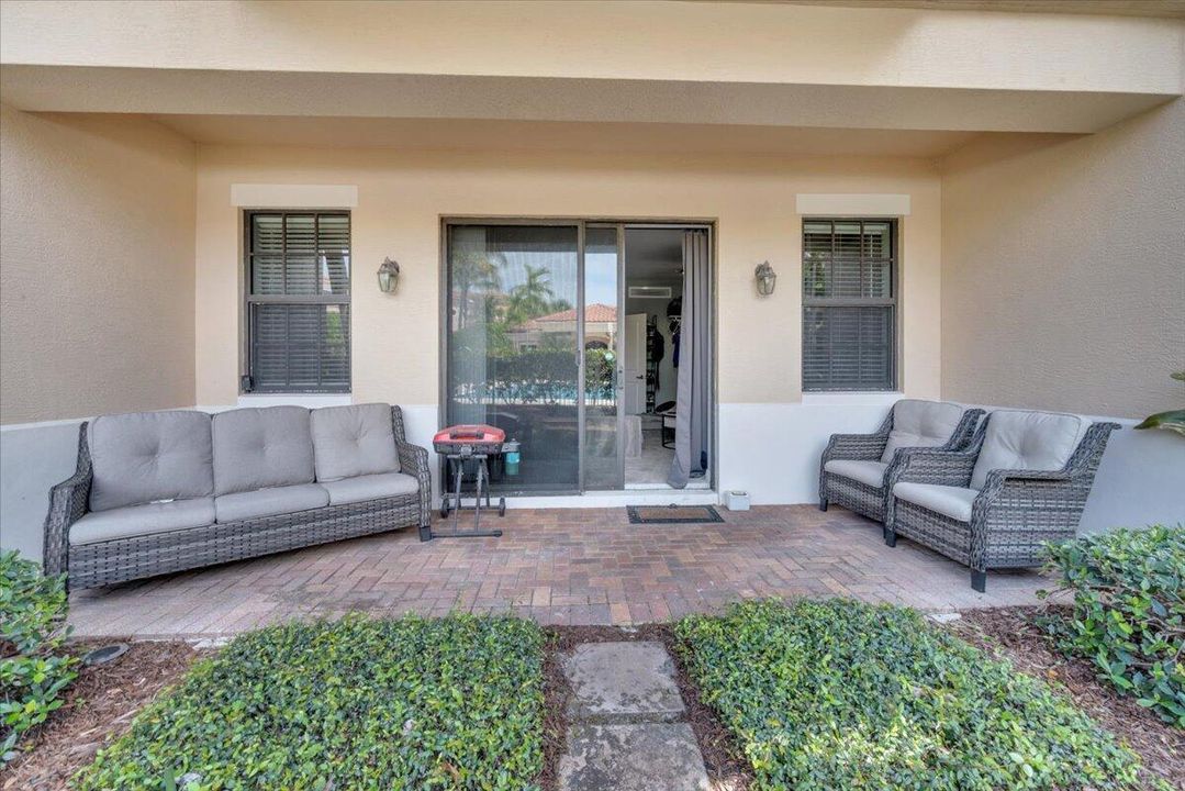 Ground floor patio