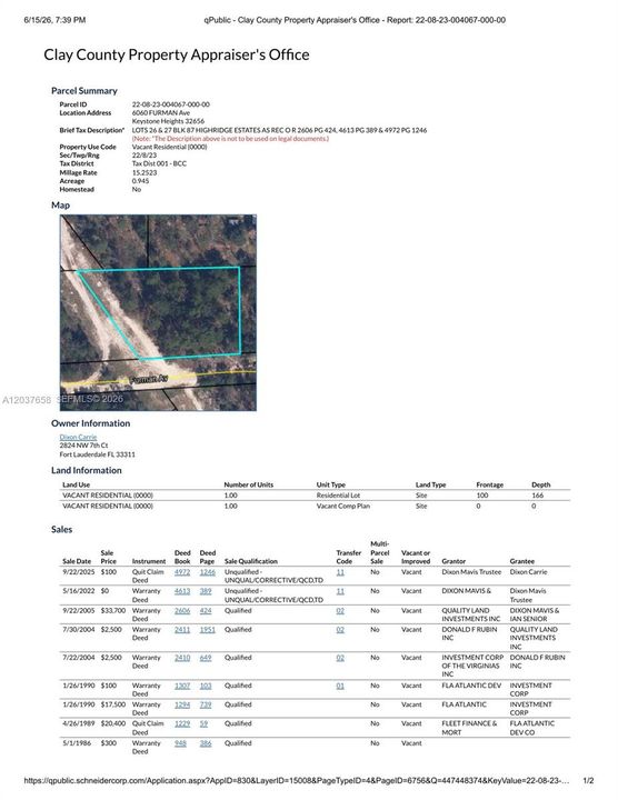 For Sale: $28,000 (0 beds, 0 baths, 0 Square Feet)