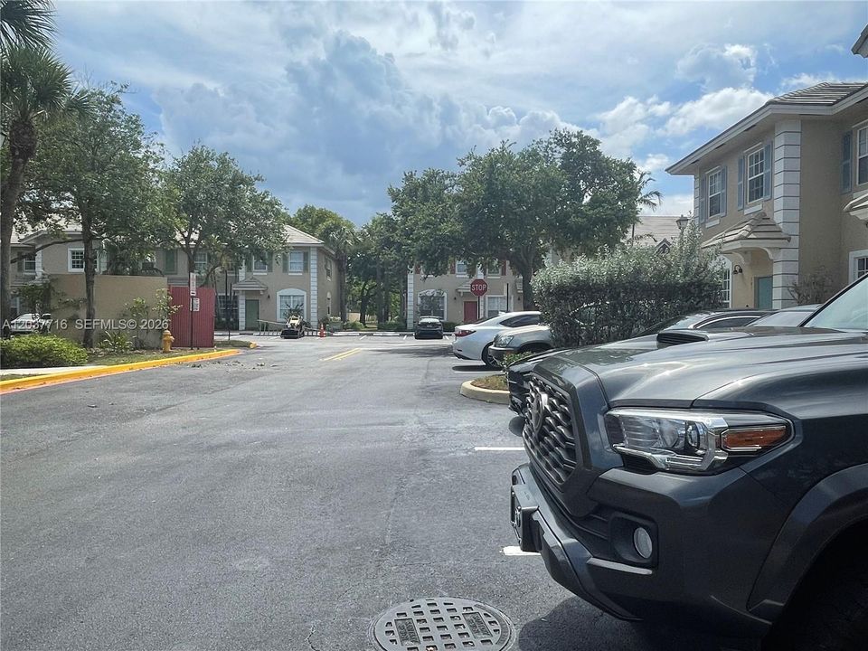 Street view from unit