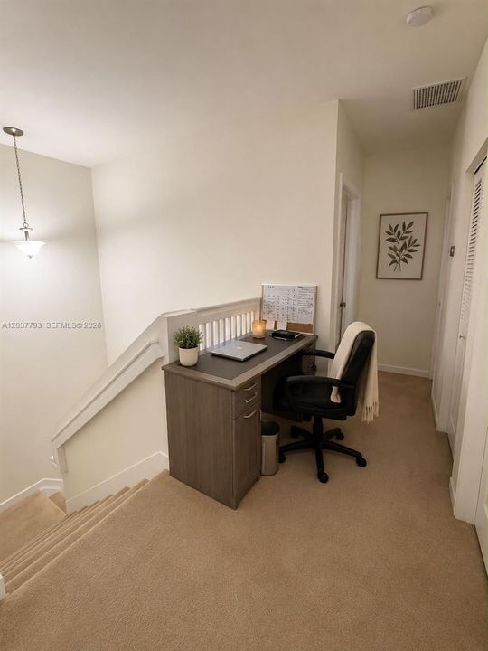 Upstairs office