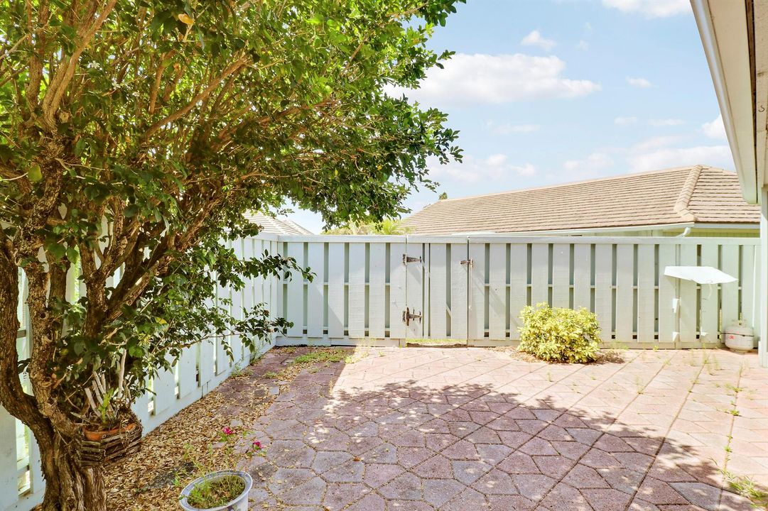 Fenced Courtyard