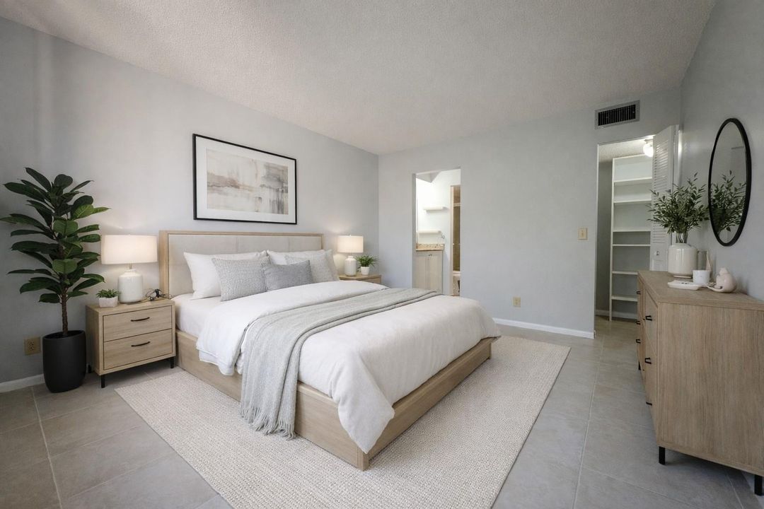 Primary bedroom-virtually staged