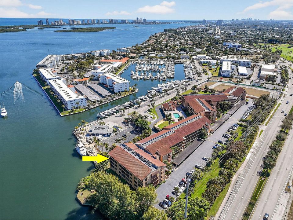Aerial facing South
