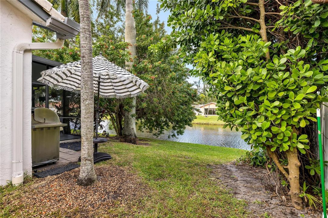 Side yard of Home