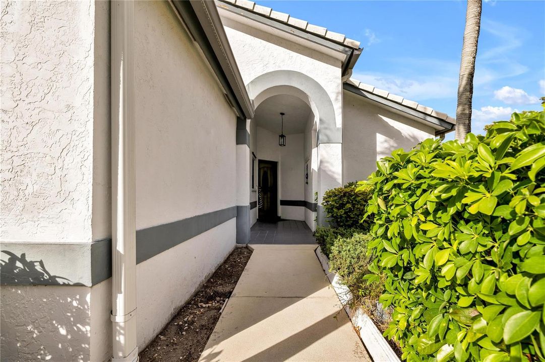Front Private Walk way