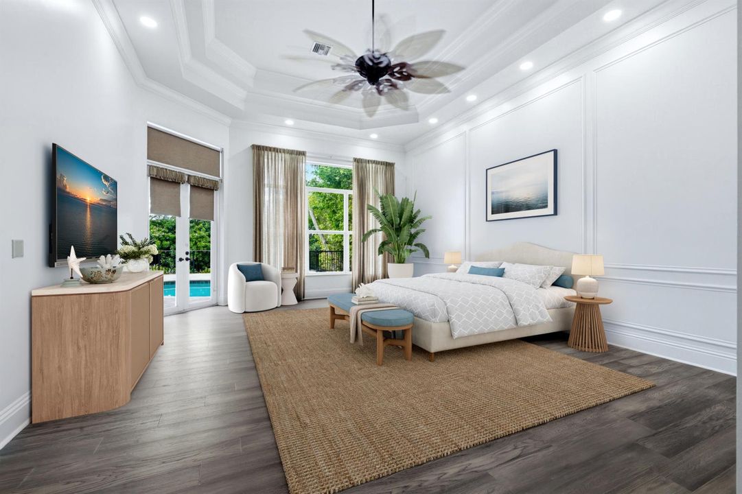 VIRTUAL STAGED PRIMARY BEDROOM