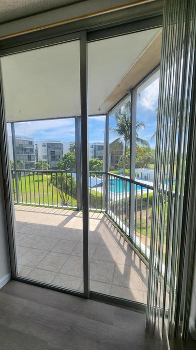 Access to patio