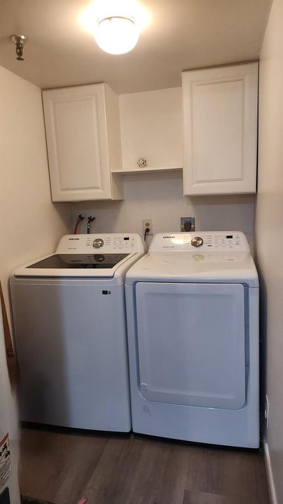 Washer & Dryer area