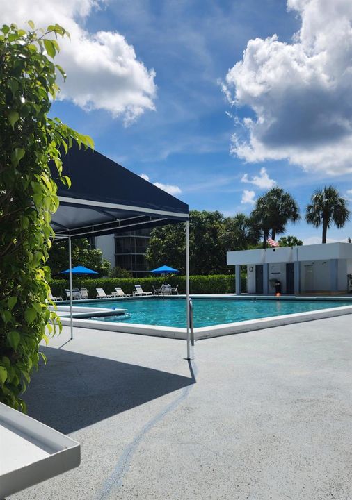 Large pool area