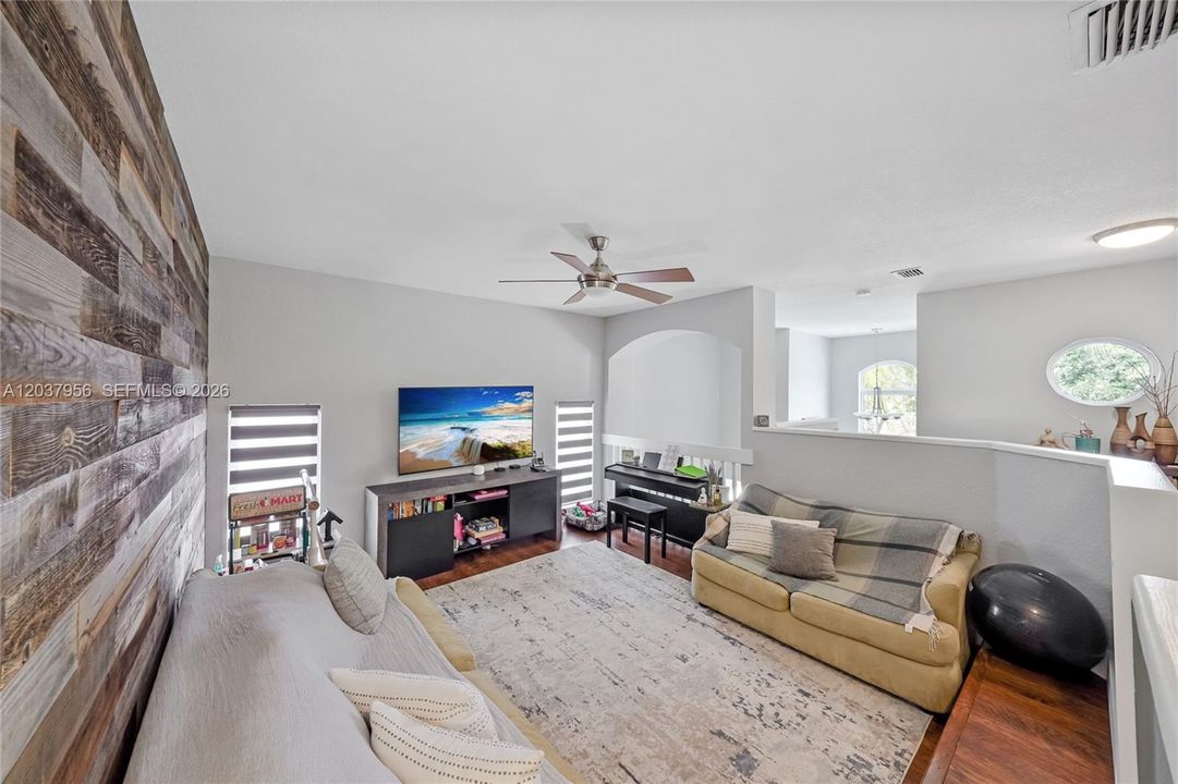 Huge loft/TV room upstairs