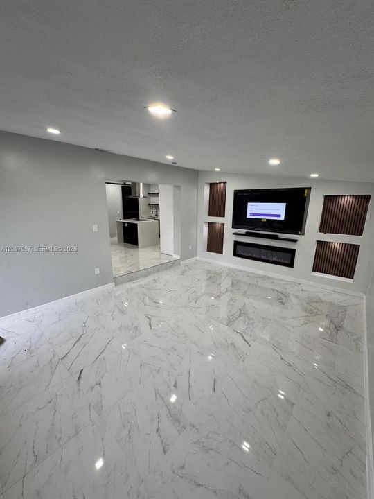 Living/media area