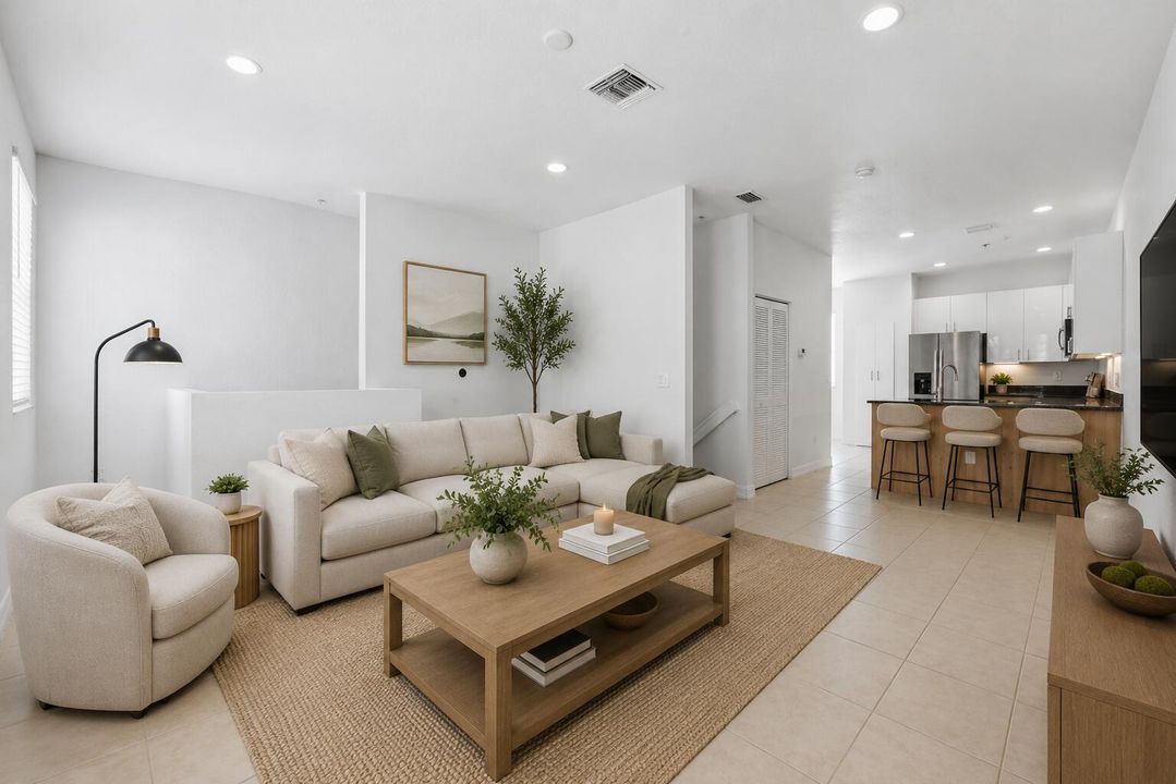 Staged living area 2