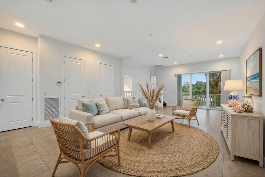 staged living room