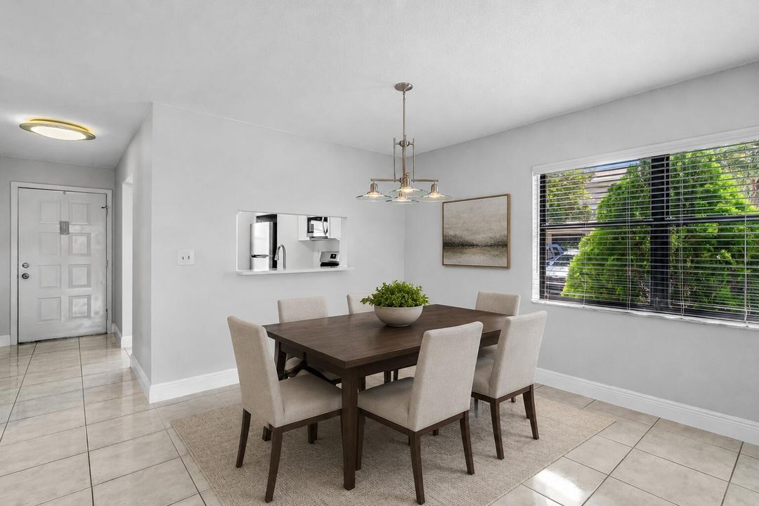 Virtually Staged Dining Area