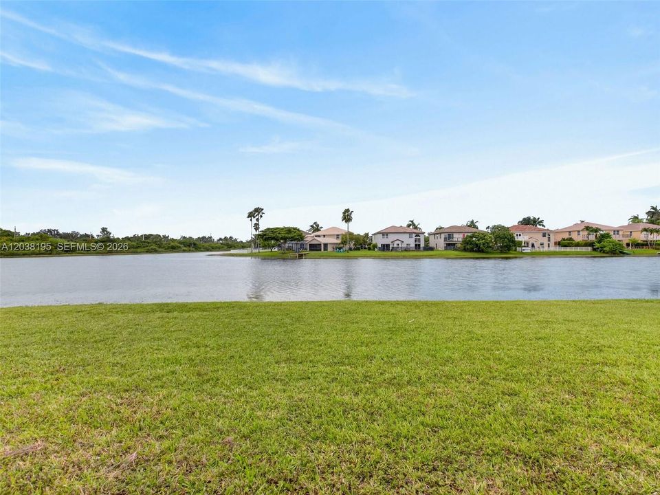 Gorgeous water view from your backyard, ideal to relax after a long day.
