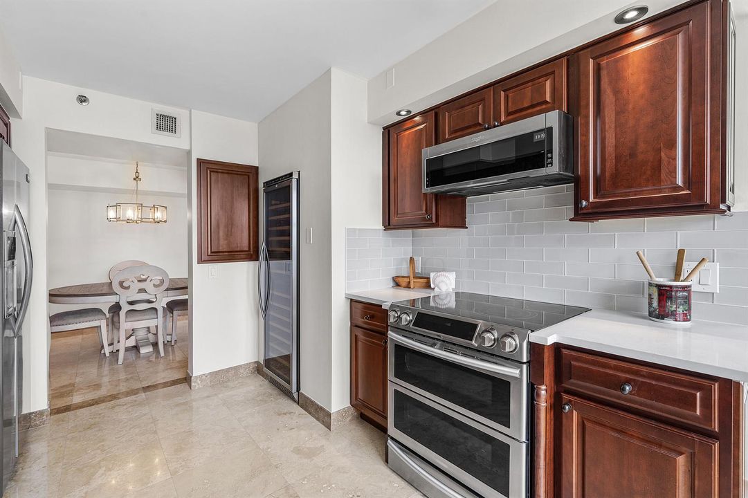 sun filled kitchen