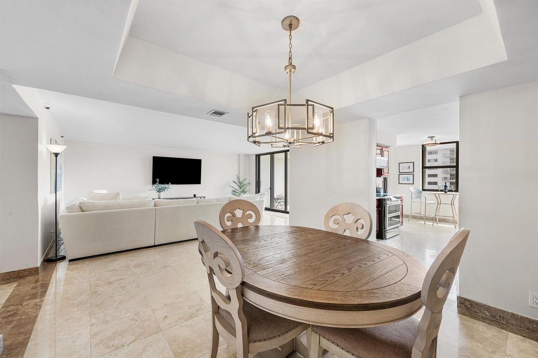 dining/living spaces