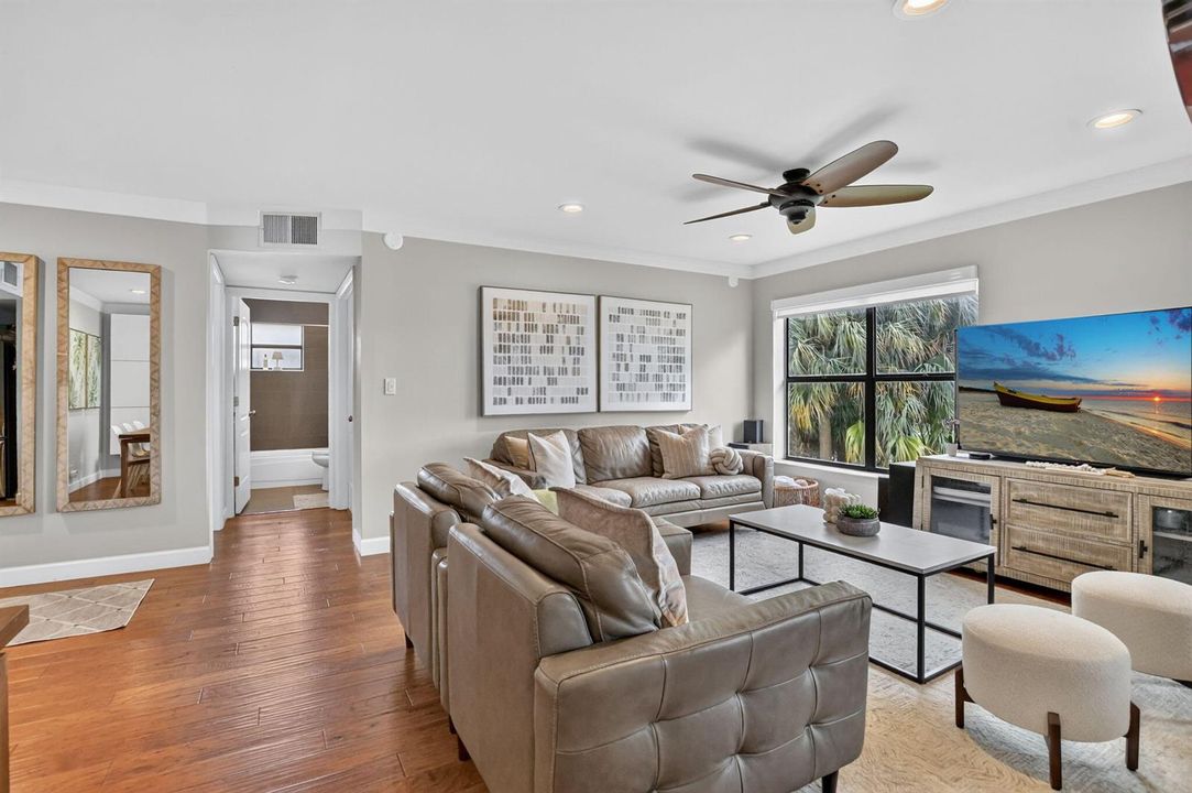 Recessed Lighting and Wood Flooring