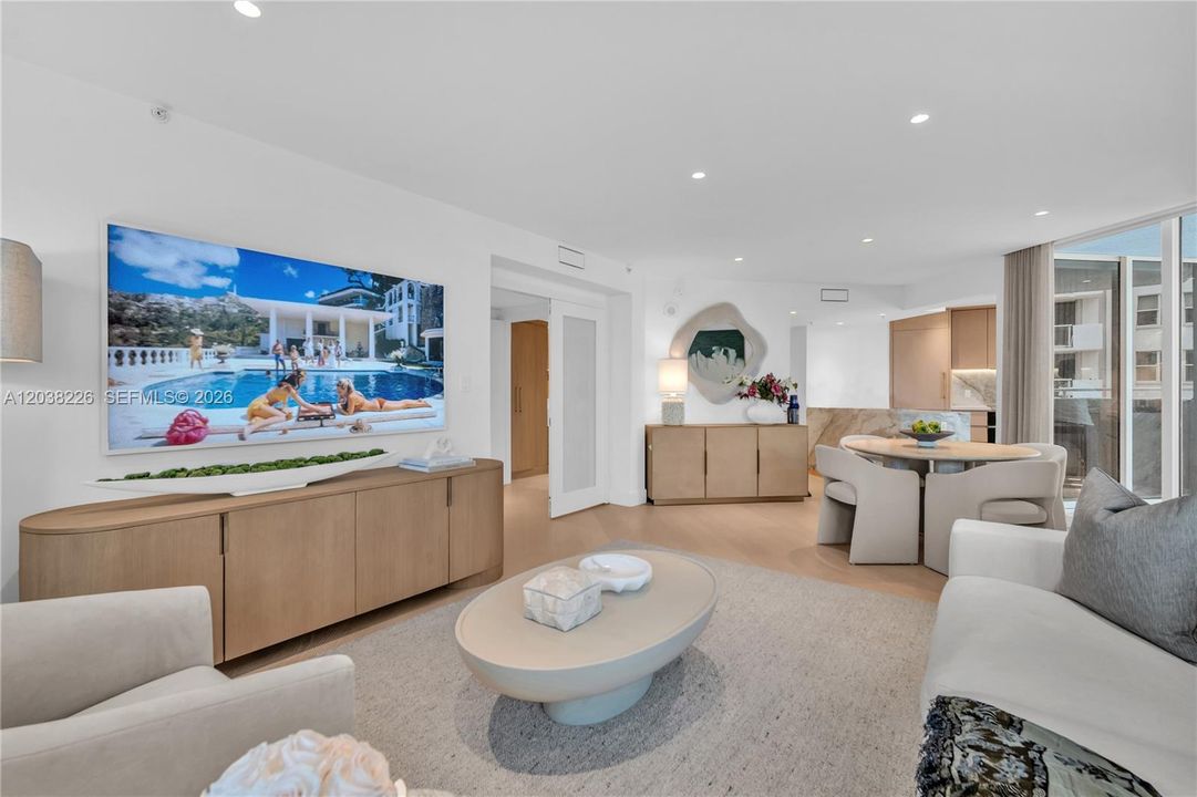 This is the real furniture not A.I or virtual staging