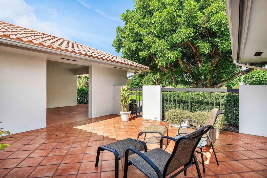 open patio