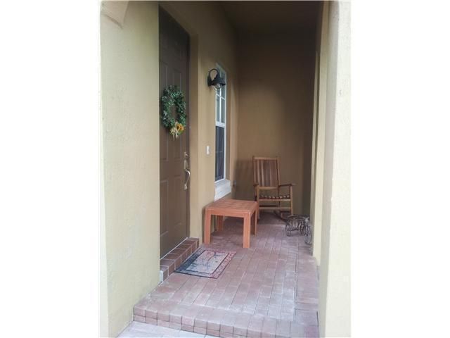Private, Covered Entry Porch