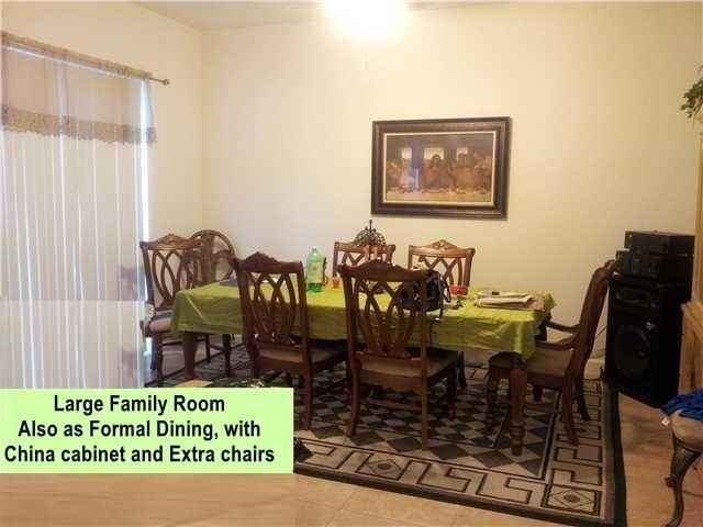 Large Family Room as Formal Dining