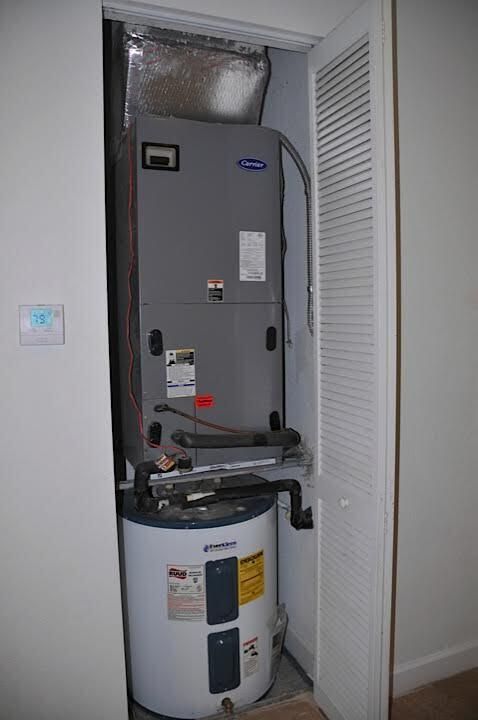 Water Heater. Central AC