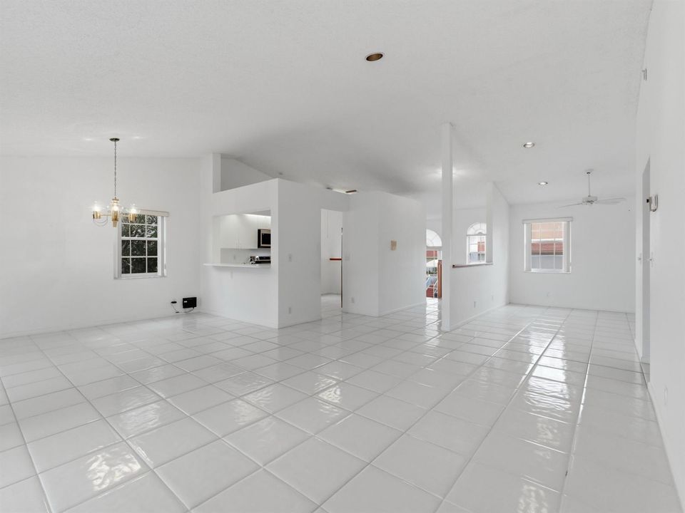 Family to Dining Kitchen Living
