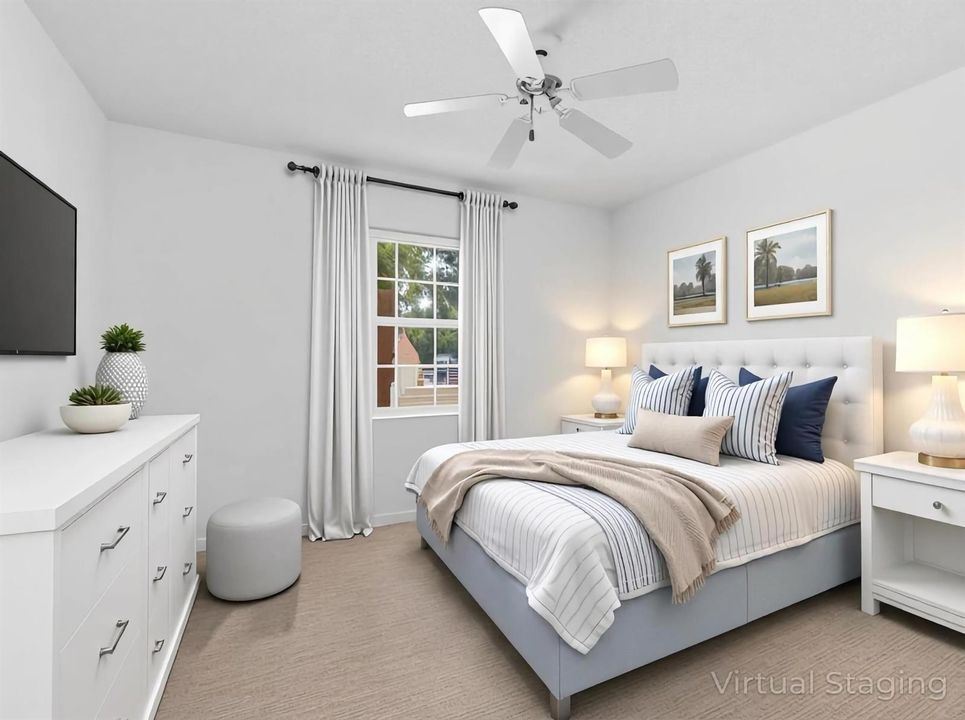 Guest Bedroom Staged