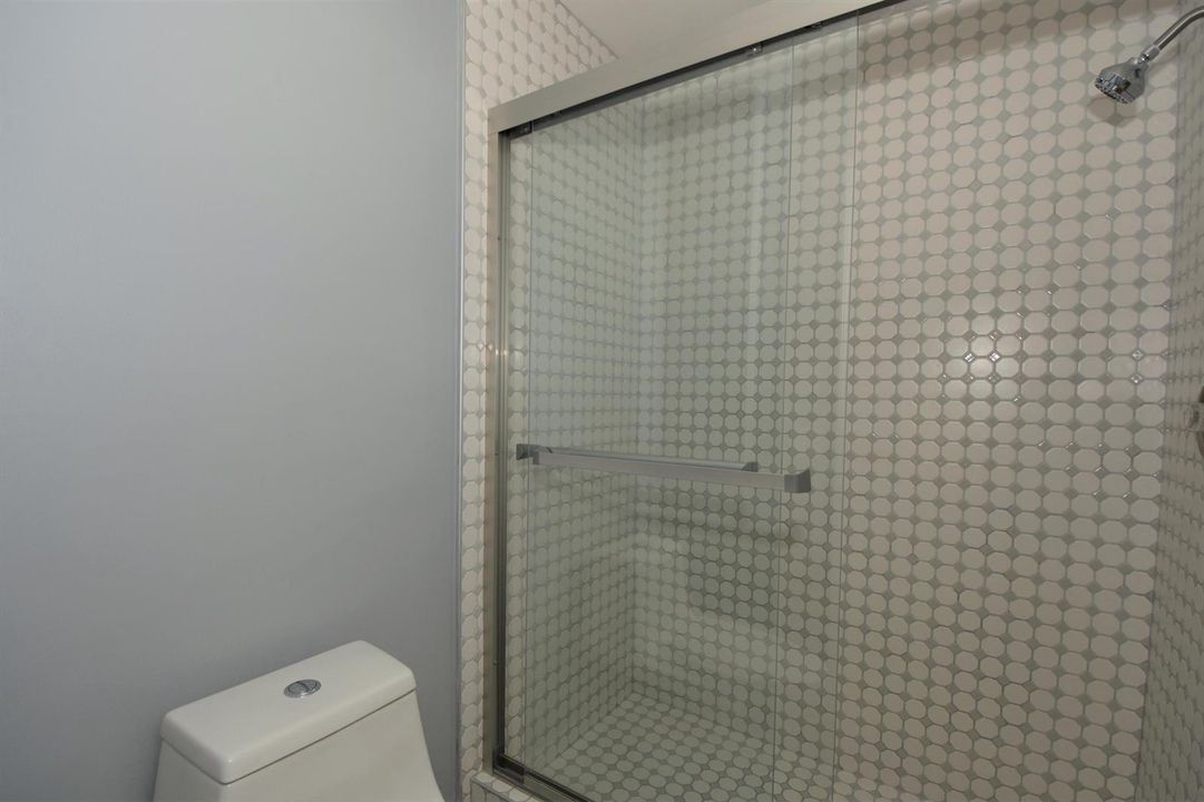Glass Enclosed Shower
