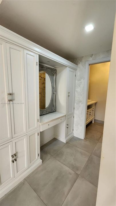 master bathroom vanity area