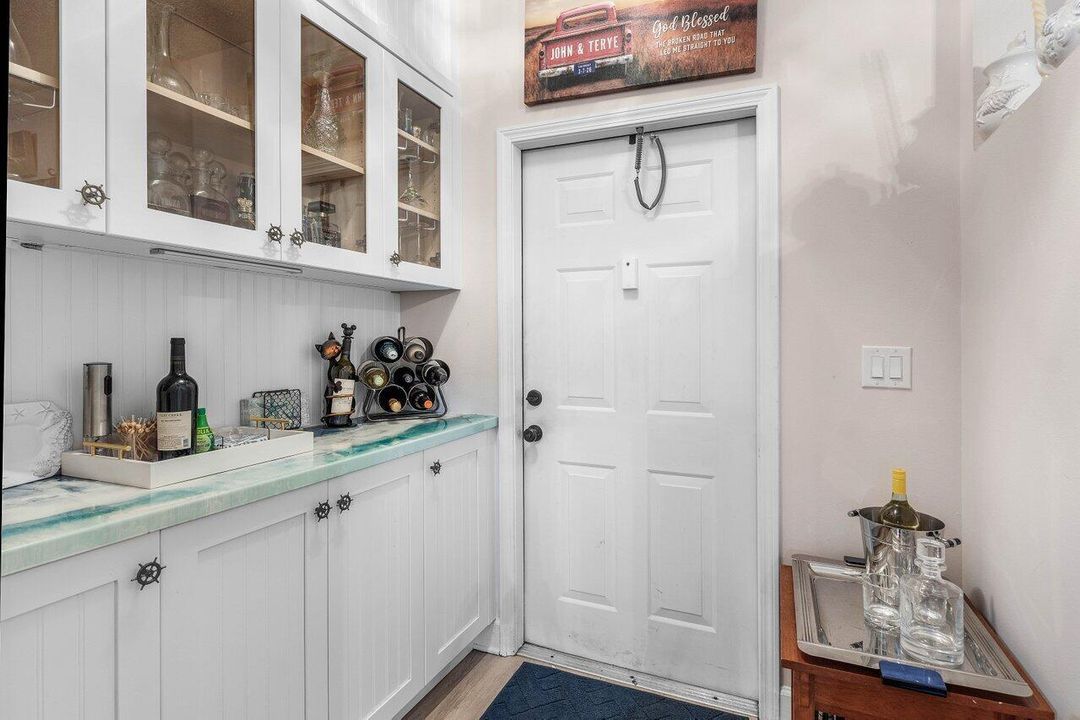 Bar with custom counter top