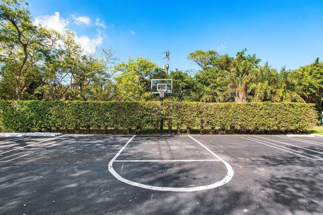 Community basketball court