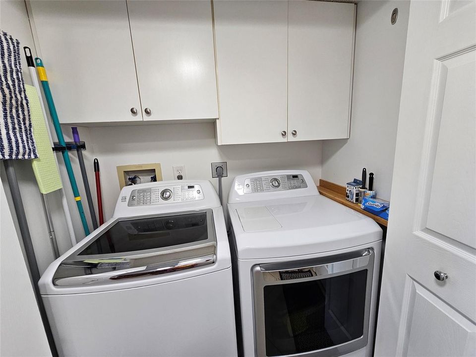 Washer & dryer in your condo.