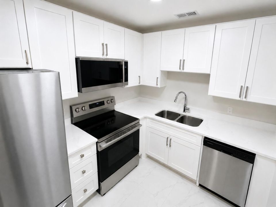 brand new kitchen and appliances