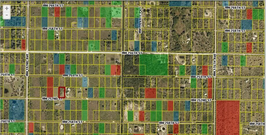 Zoomed out GIS Map