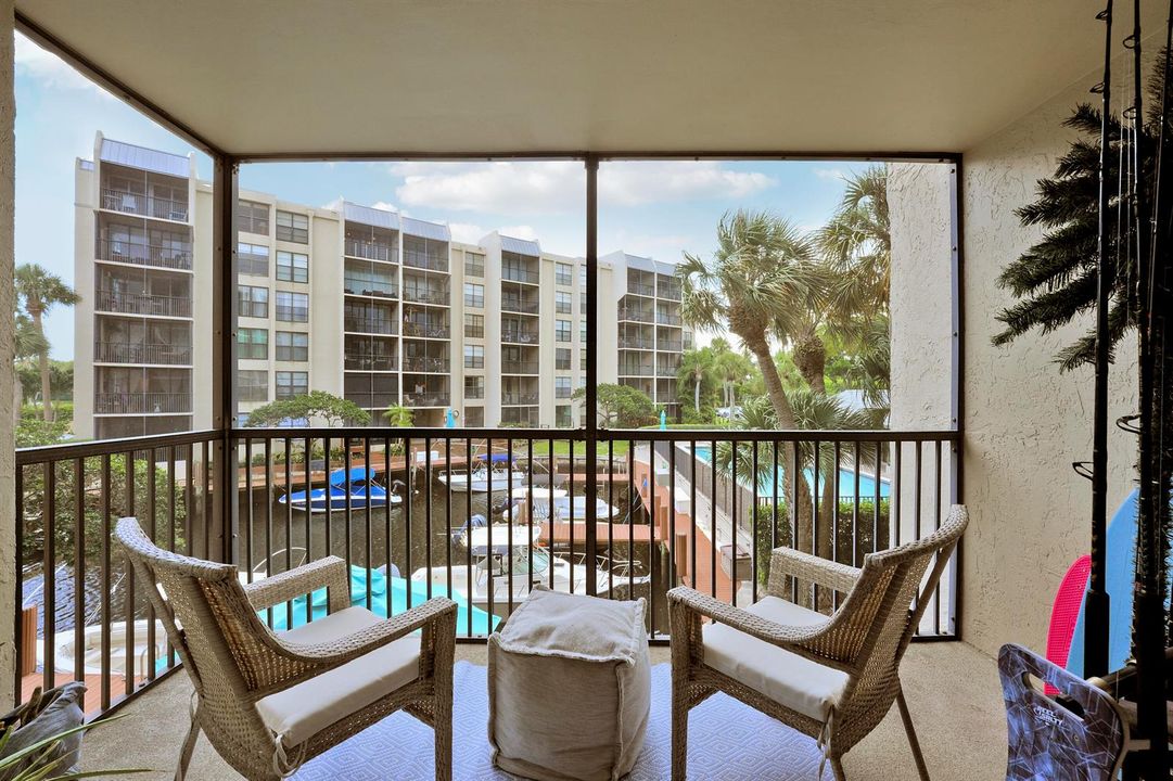Screened Waterfront Balcony