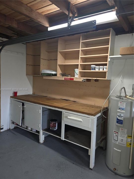 STORAGE SHELVING IN GARAGE