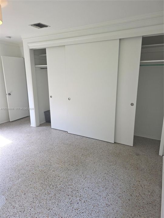 MASTER BEDROOM WITH GREAT DOUBLE CLOSET WITH STORAGE