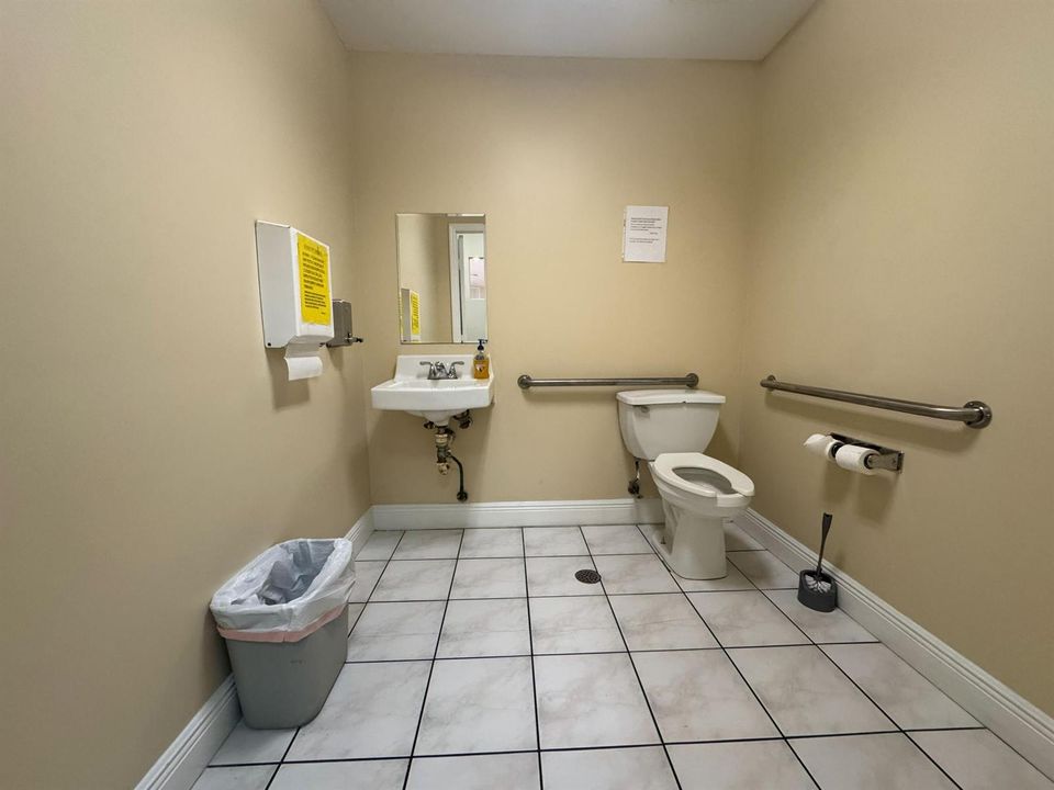 Handicap bathroom