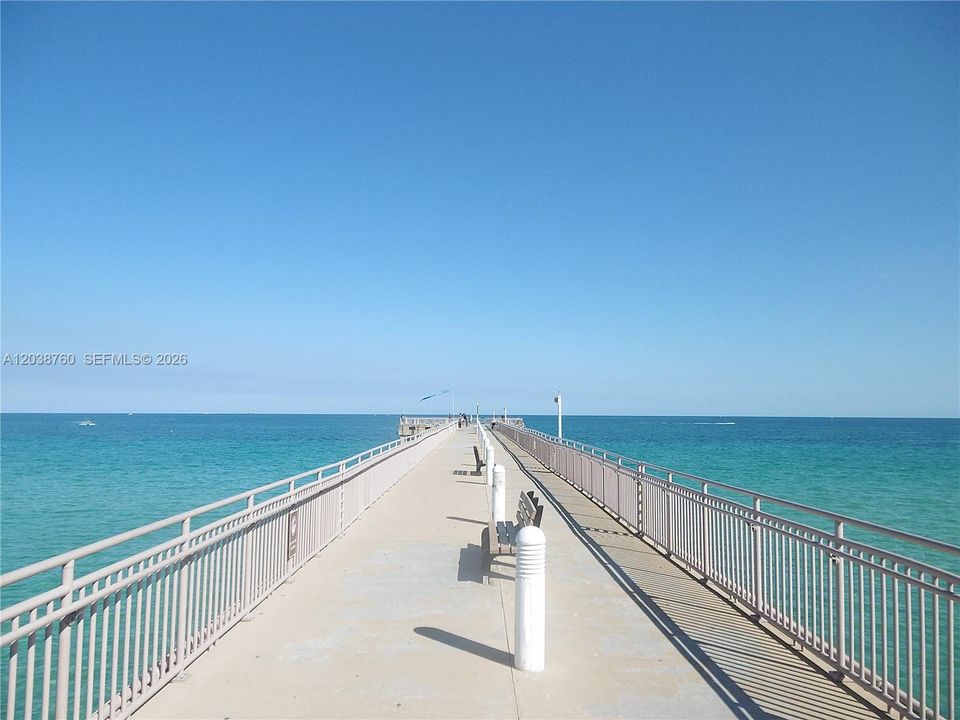 Newport Fishing Pier In Sunny Isles Beach
