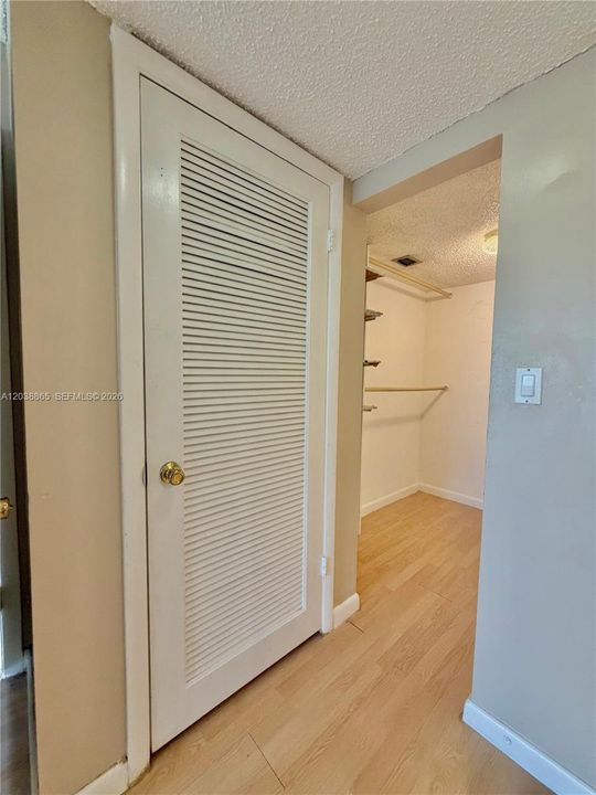 Linen and walk-in closets
