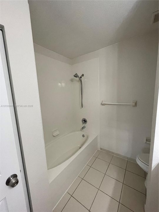 with bathtub